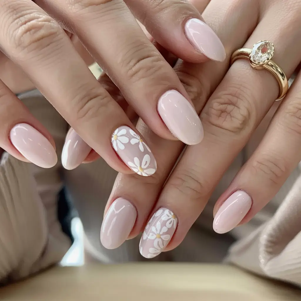 fall nails oval shape 2025 Daisy Whisper