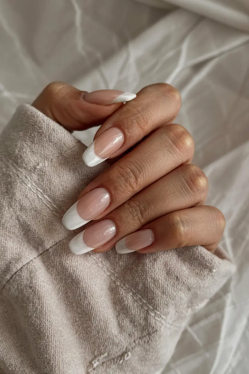 long fall nails inspo 2025 Classic French Revival