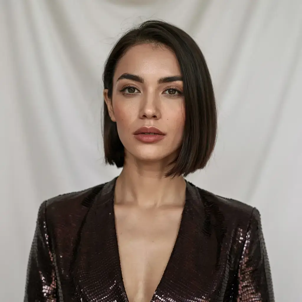 new haicuts september 2025 ideas Ultra-Sharp Bob With Side Part Precision