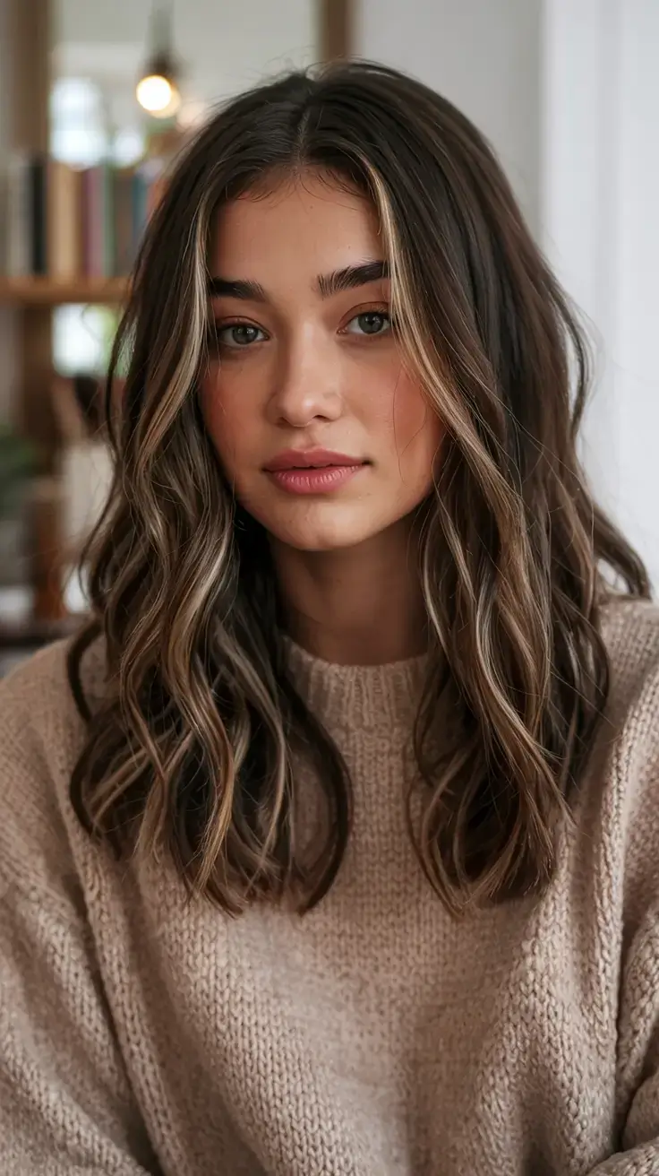 new haicuts september 2025 ideas Soft Chocolate Waves With Luxe Face-Frame