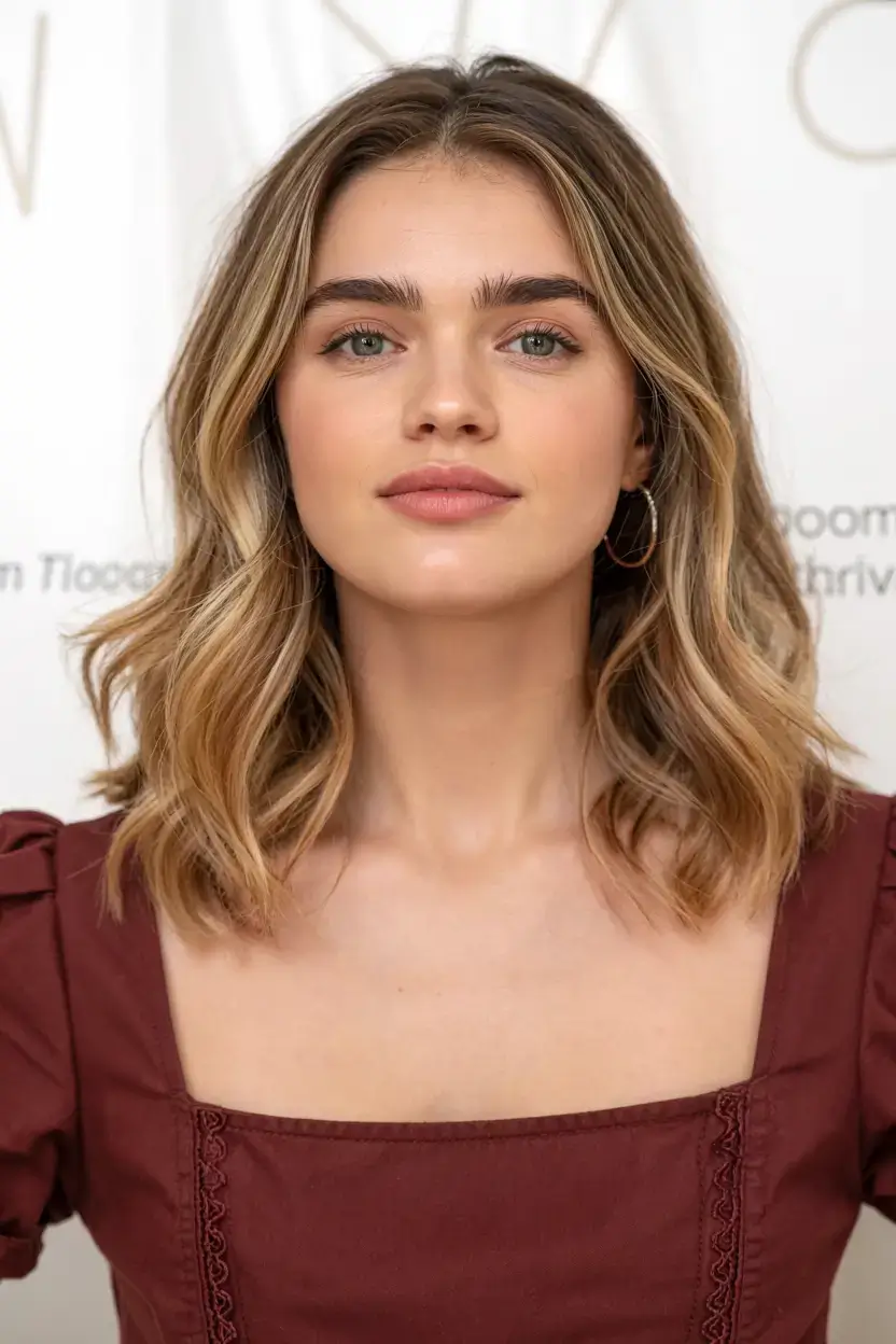 new haicuts september 2025 ideas Golden Honey Lob With Vintage Flair