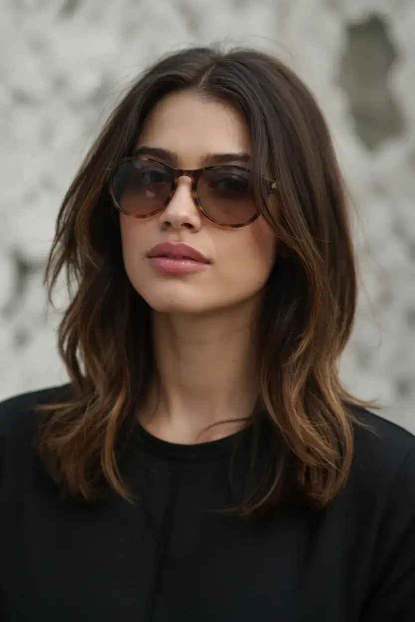 new haicuts september 2025 ideas Blended Caramel Mid-Length With Root Melt