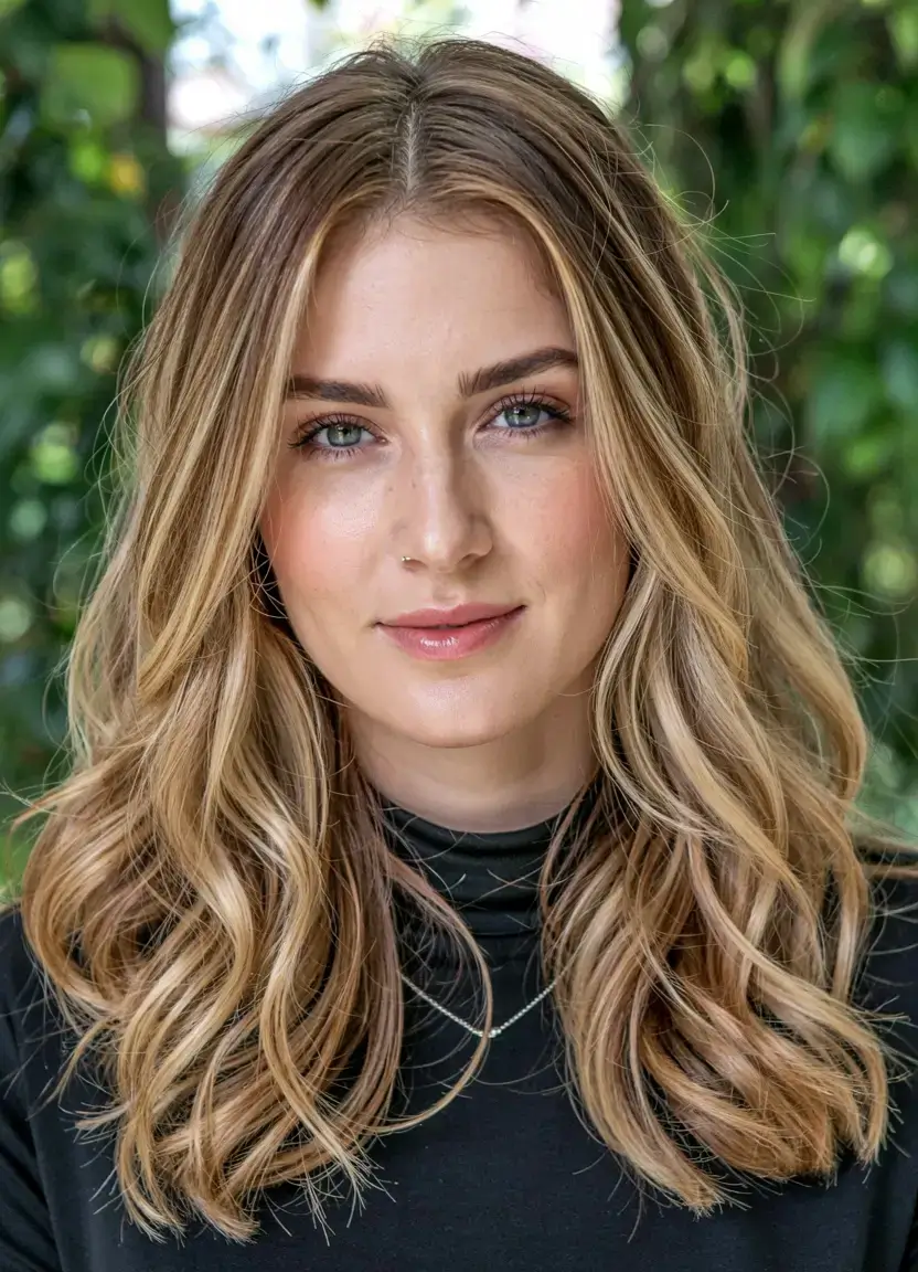 september hair color ideas fall trends for 2025+Soft Wheat Blonde with Airy Volume