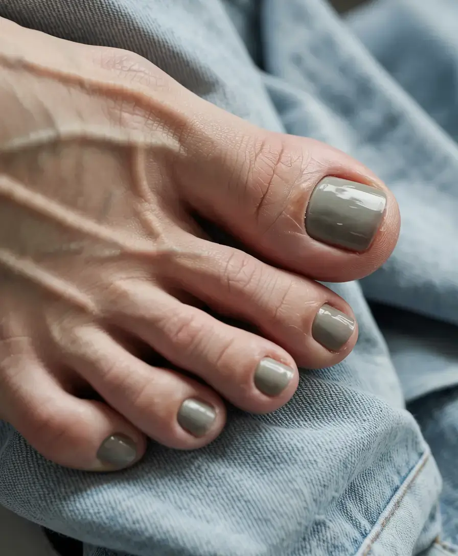 september toe nails ideas 2025 City Neutral in Matte Taupe