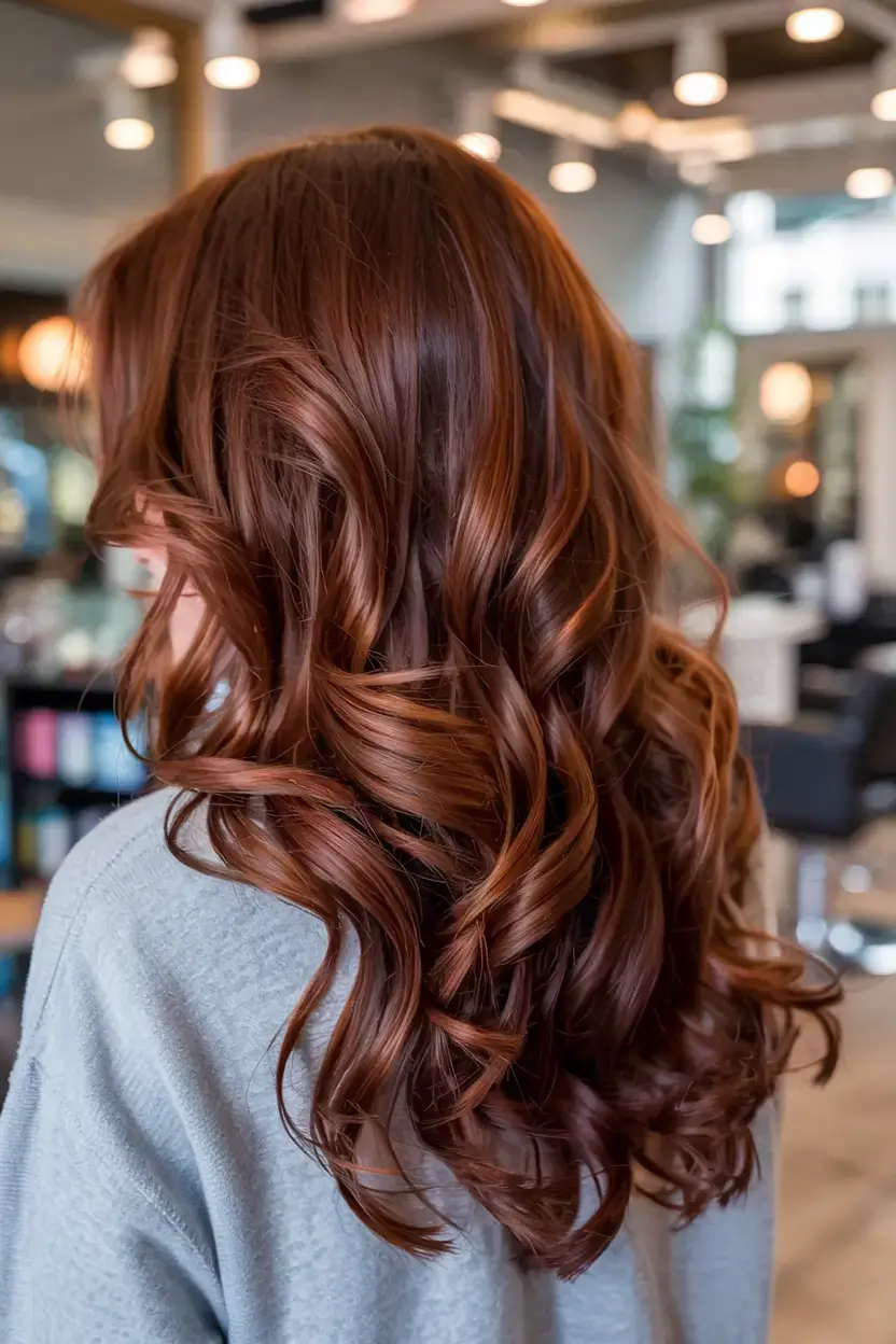 best fall 2025 hairstyles and color pairings Autumn Auburn Curls