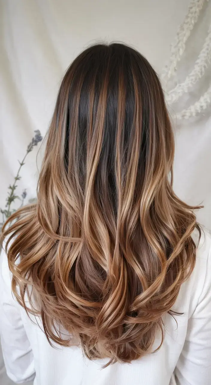 best fall 2025 hairstyles and color pairings Caramel Melt with Glossy Layers