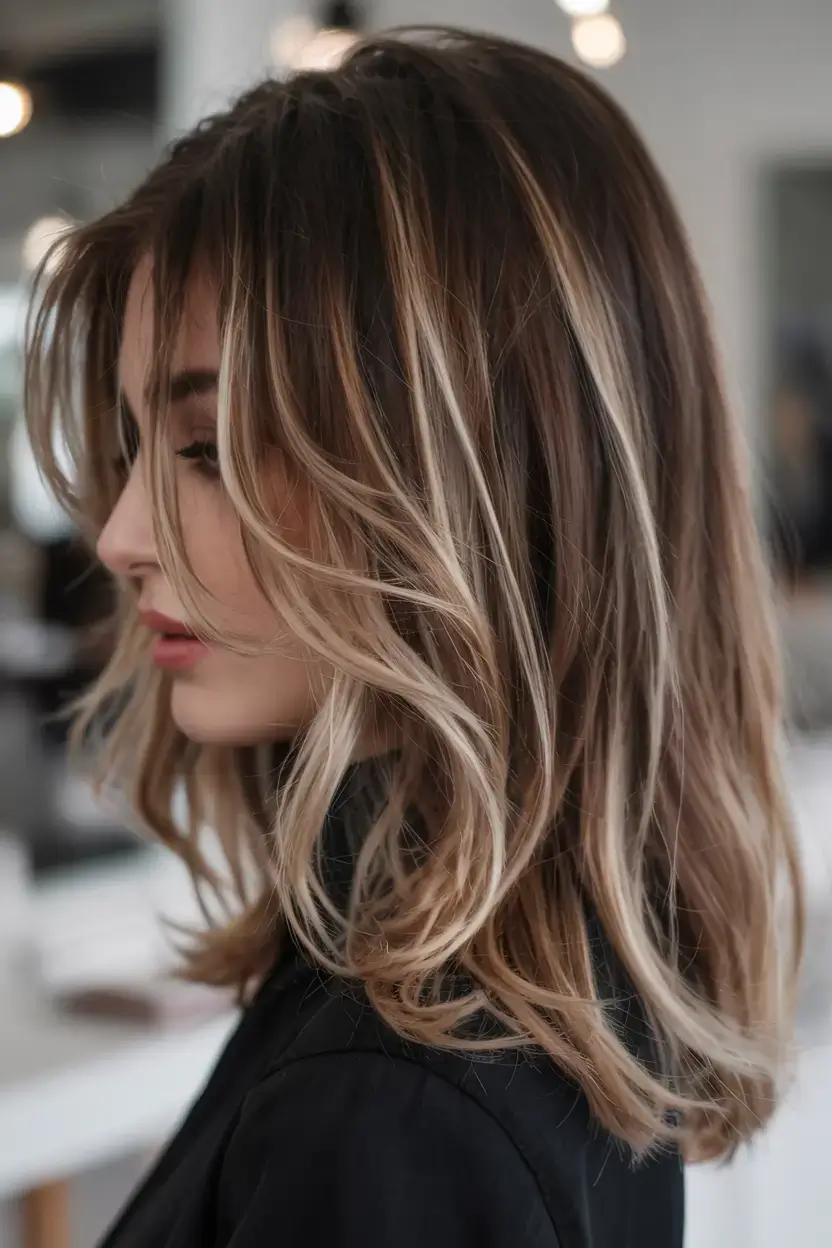 best fall 2025 hairstyles and color pairings Rooted Blonde with Face-Framing Streaks