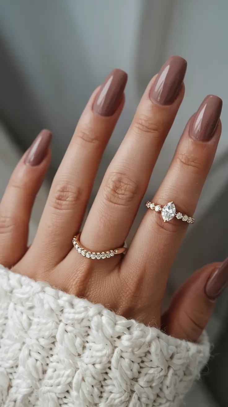 Best Fall & Winter Nail Colors Ideas 2025–2026 Mocha Elegance