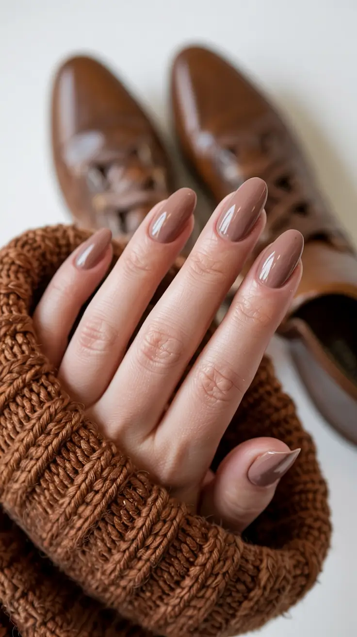 Best Fall & Winter Nail Colors Ideas 2025–2026 Café au Lait
