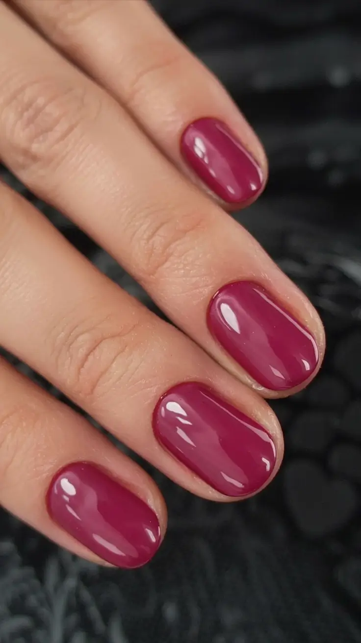 Best Fall & Winter Nail Colors Ideas 2025–2026 Berry Red Energy