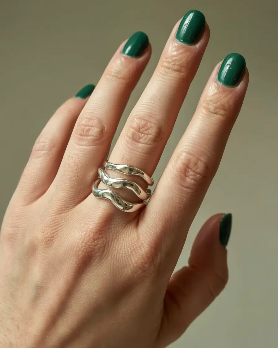 Best Fall & Winter Nail Colors Ideas 2025–2026 Forest Whisper