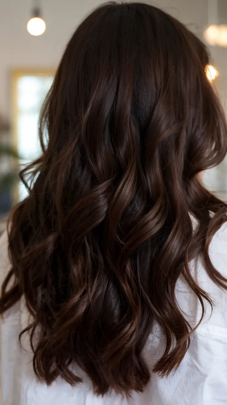 deep winter hair colors ideas 2025 2026 Silky Dark Roast