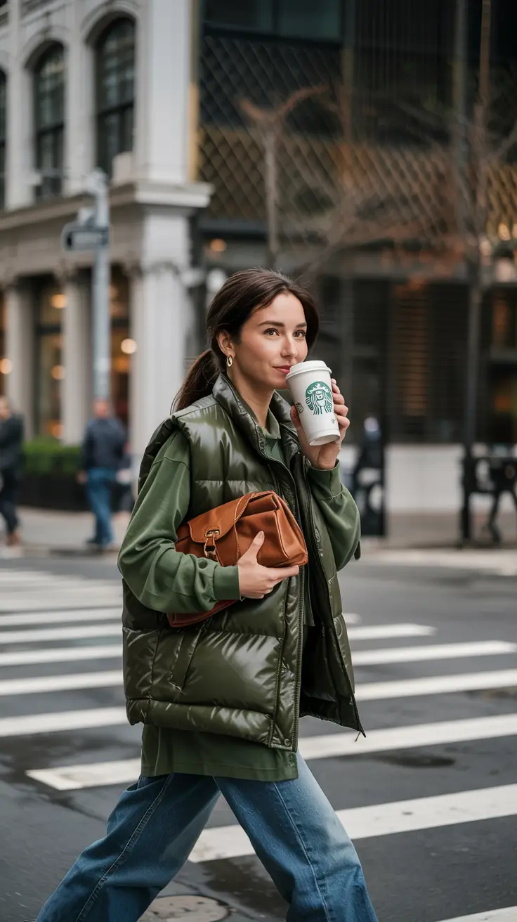 early winter outfits 2025 Sporty Chic with a Street Edge