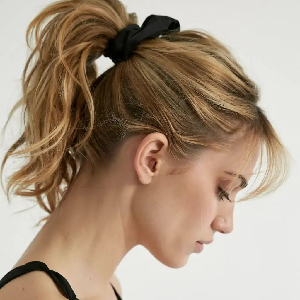 easy hairstyles for fall 2025 Playful High Pony with Ribbon