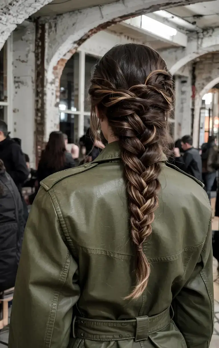 easy hairstyles for fall 2025 Voluminous Braided Cascade