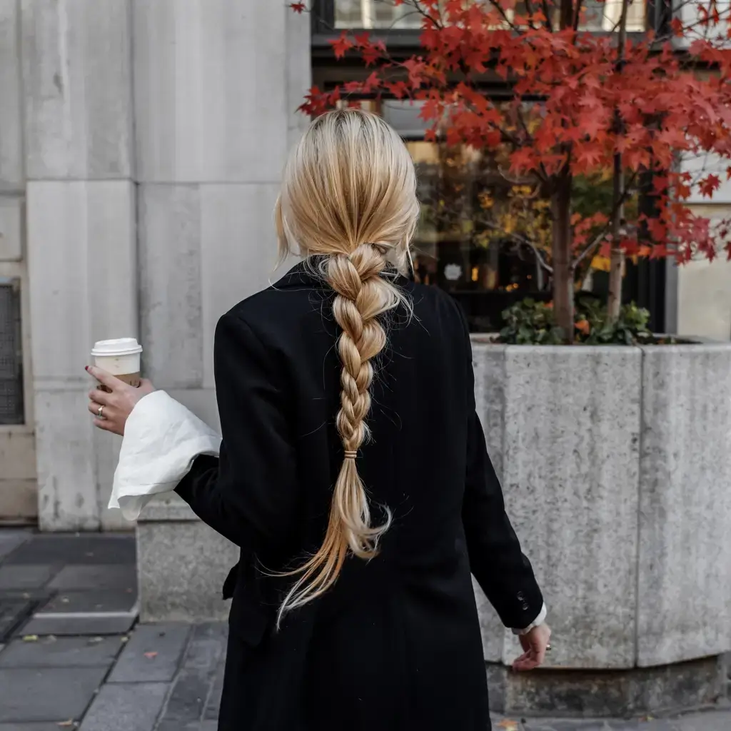 easy hairstyles for fall 2025 Loose Braided Tail