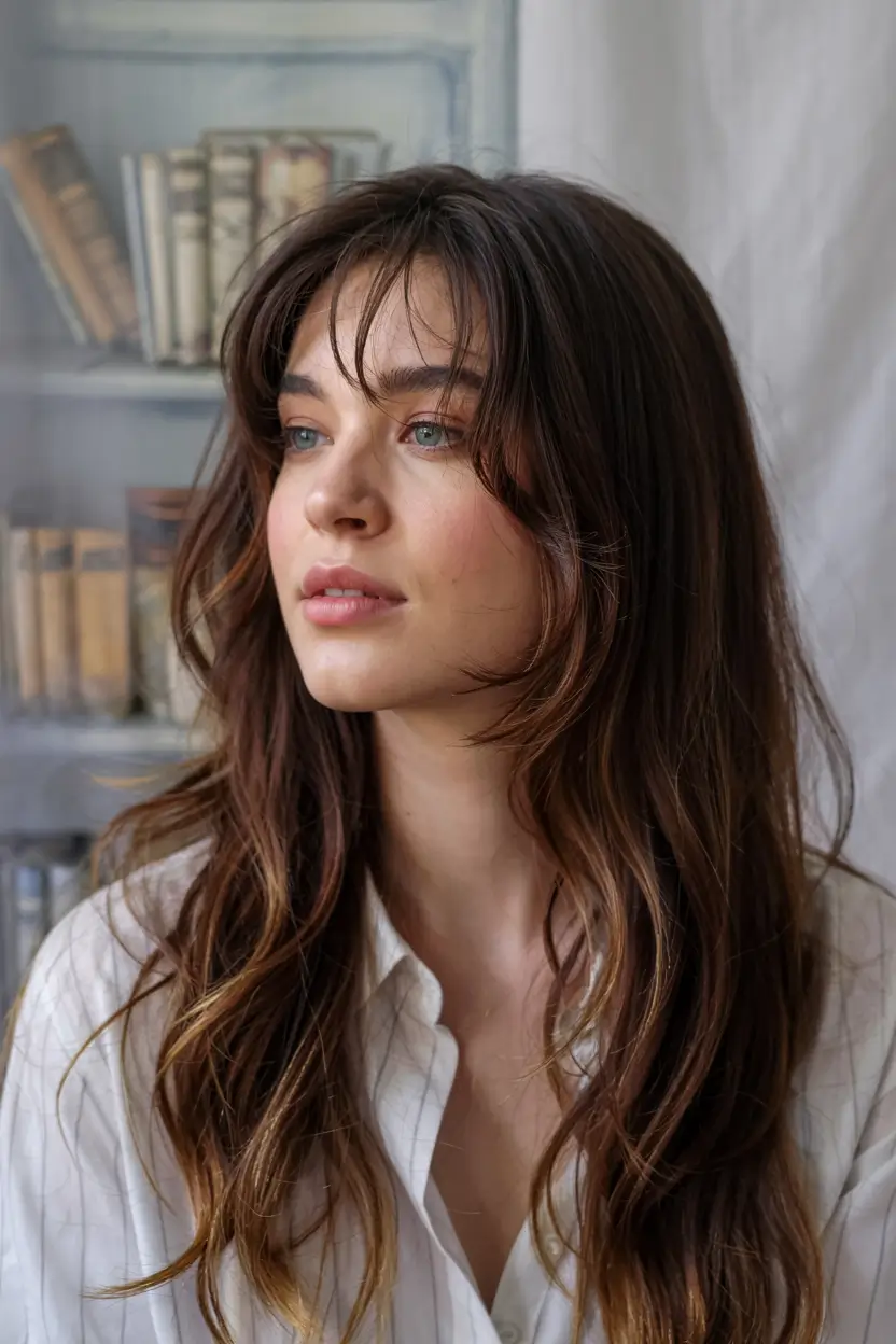 fall and winter haircuts ideas 20252026 Natural Boho Layers