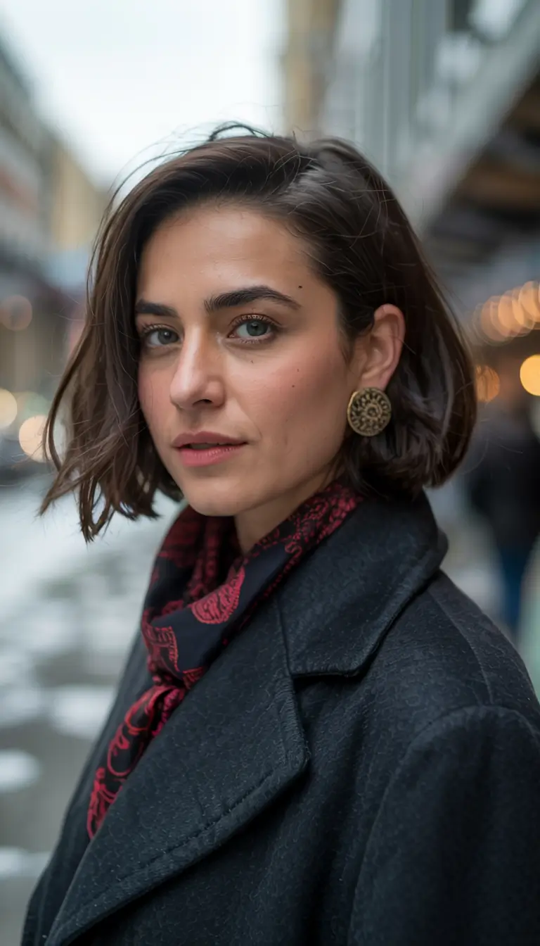 fall and winter haircuts ideas 20252026 Chic Parisian Bob