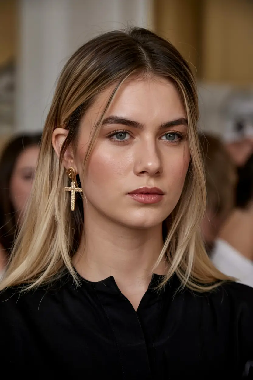 fall and winter haircuts ideas 20252026 Dimensional Blonde Sleek Cut