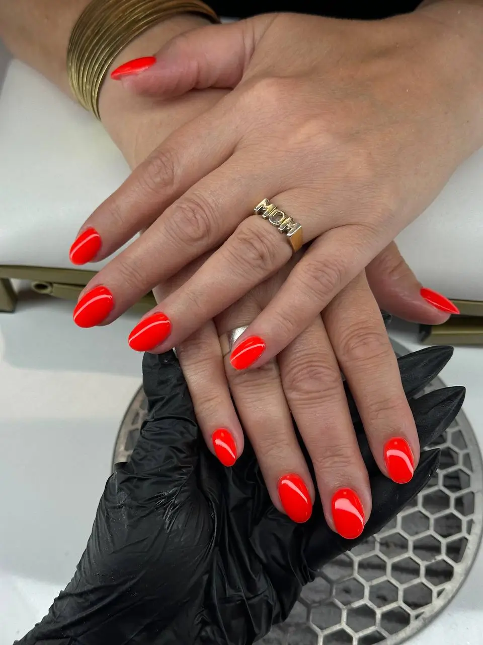 fall and winter nails ideas 20252026 Fiery Orange Punch