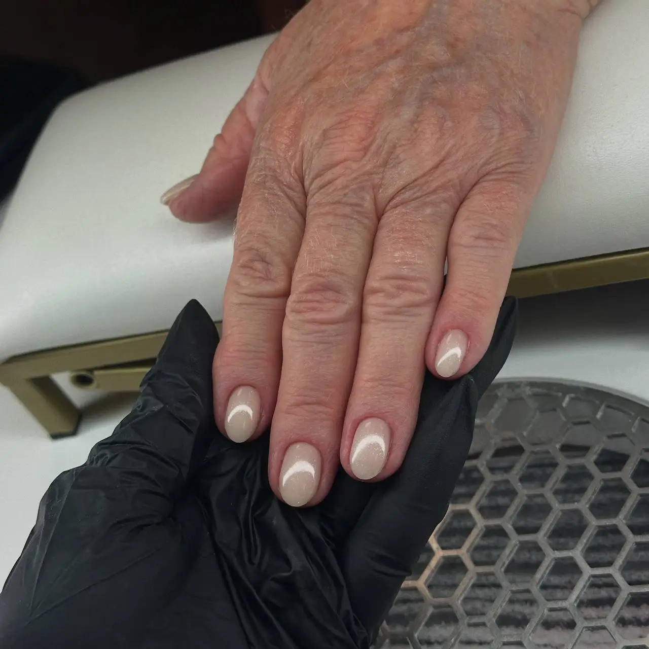 fall and winter nails ideas 20252026 Soft Pearl Glow