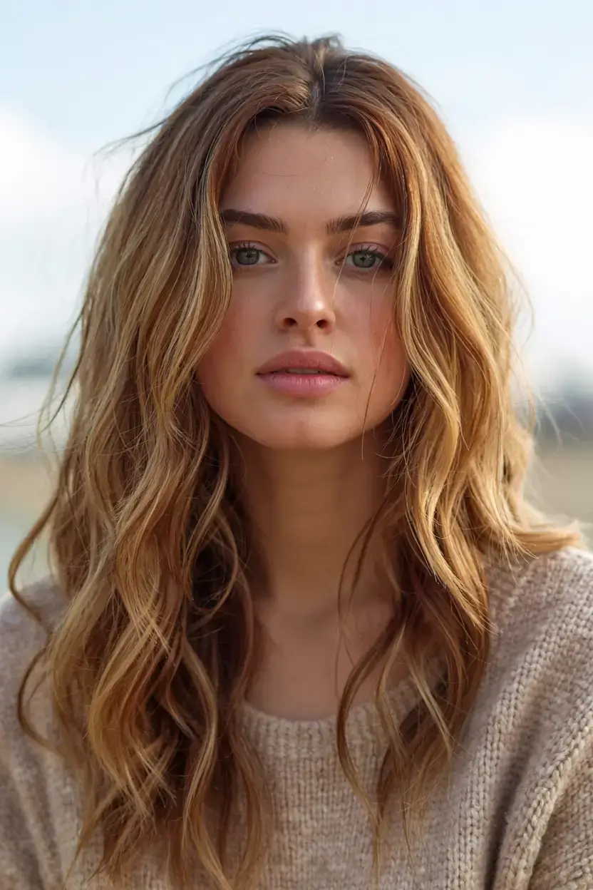 new hair colors ideas october 2025 fall trends Cinnamon Sugar Waves