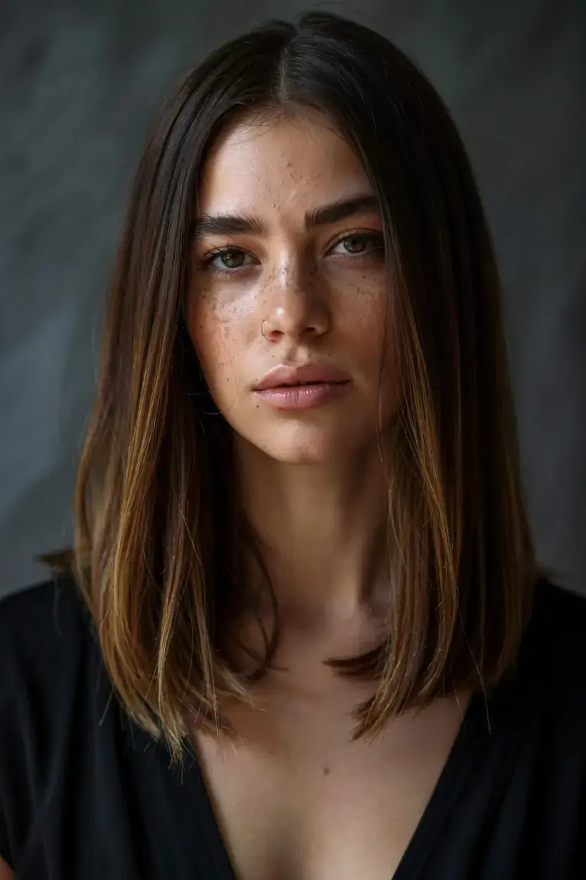 new hair colors ideas october 2025 fall trends Cool Brunette Sleekness