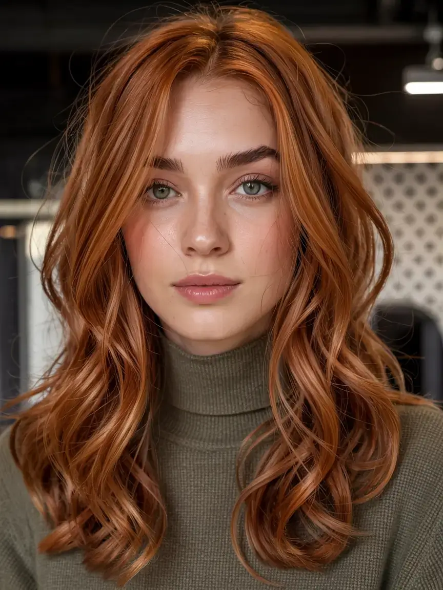 new hair colors ideas october 2025 fall trends Pumpkin Spice Glow