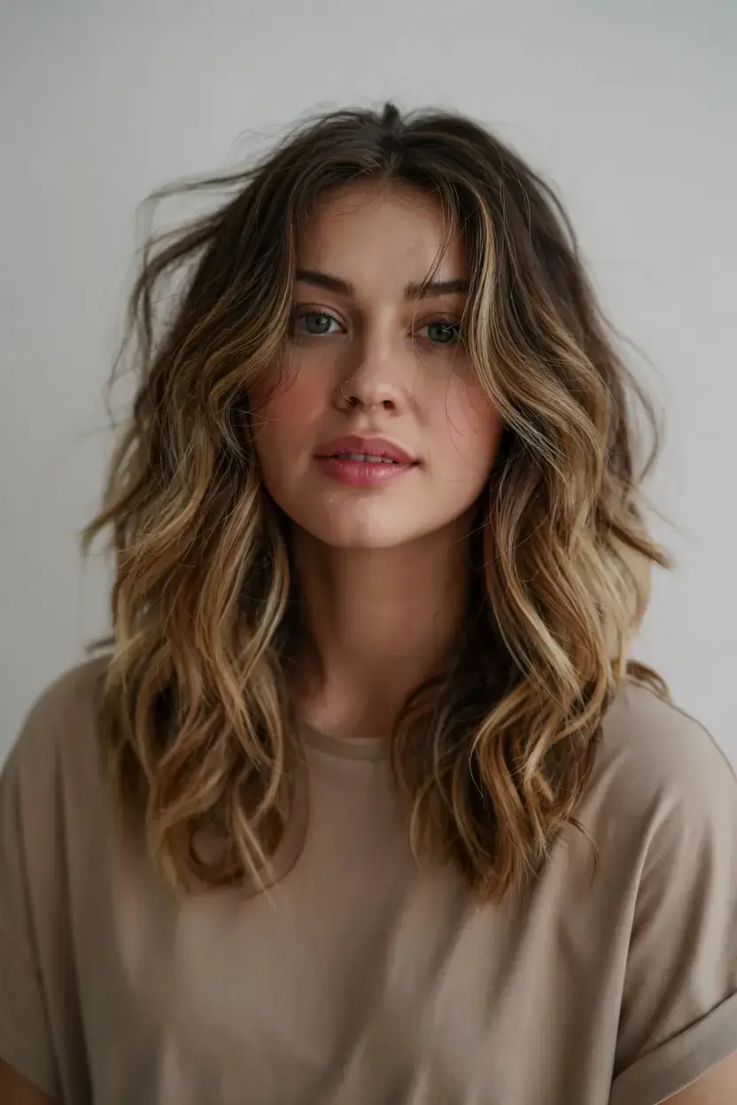 october hair color ideas fall trends for 2025 Golden Sand Balayage