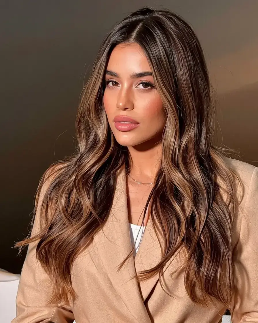 october hair color ideas fall trends for 2025 Café Latte Shine