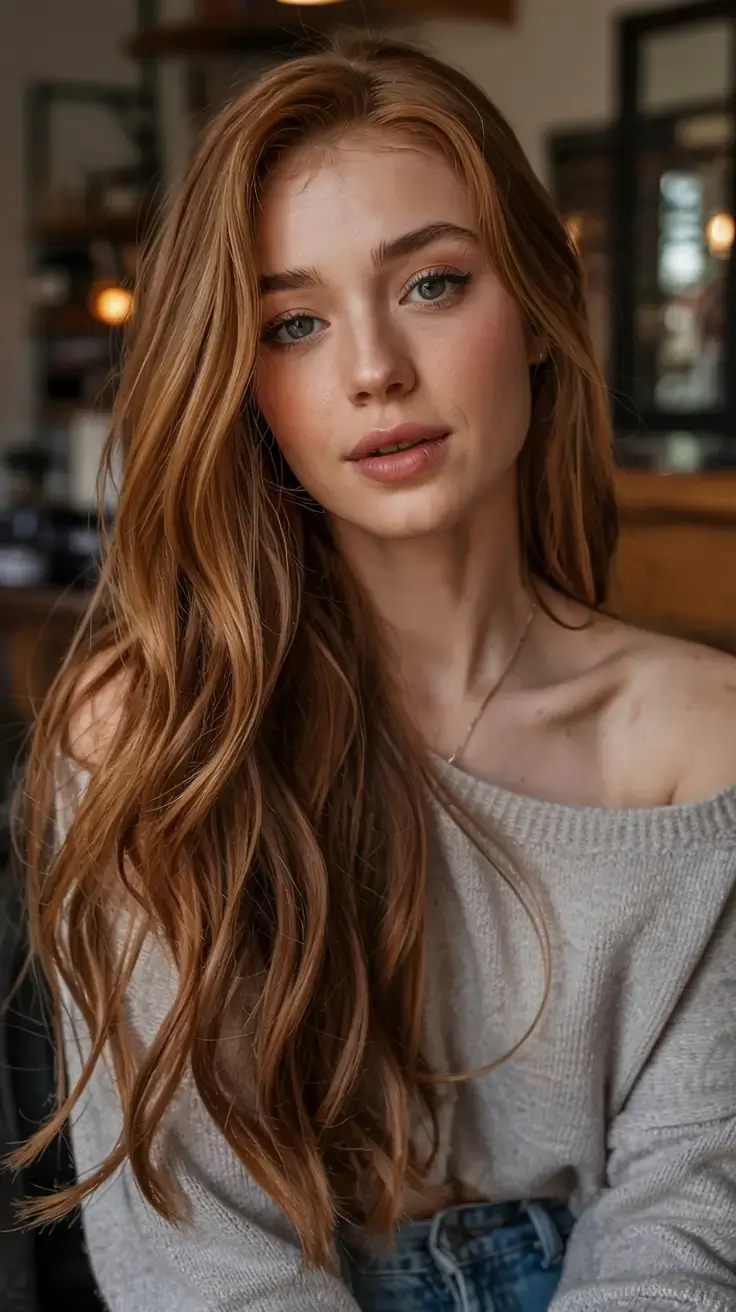 october hair color ideas fall trends for 2025 Copper Cinnamon Flow