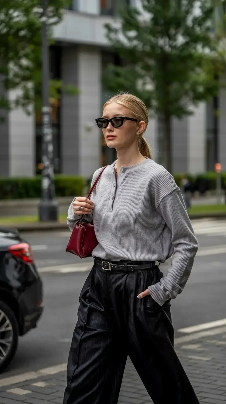 october outfits ideas fall 2025 Minimalist with an Urban Edge