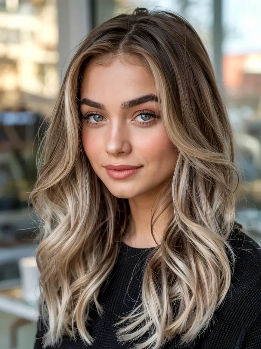 soft winter hair colors 2025 2026 Soft Ash Balayage