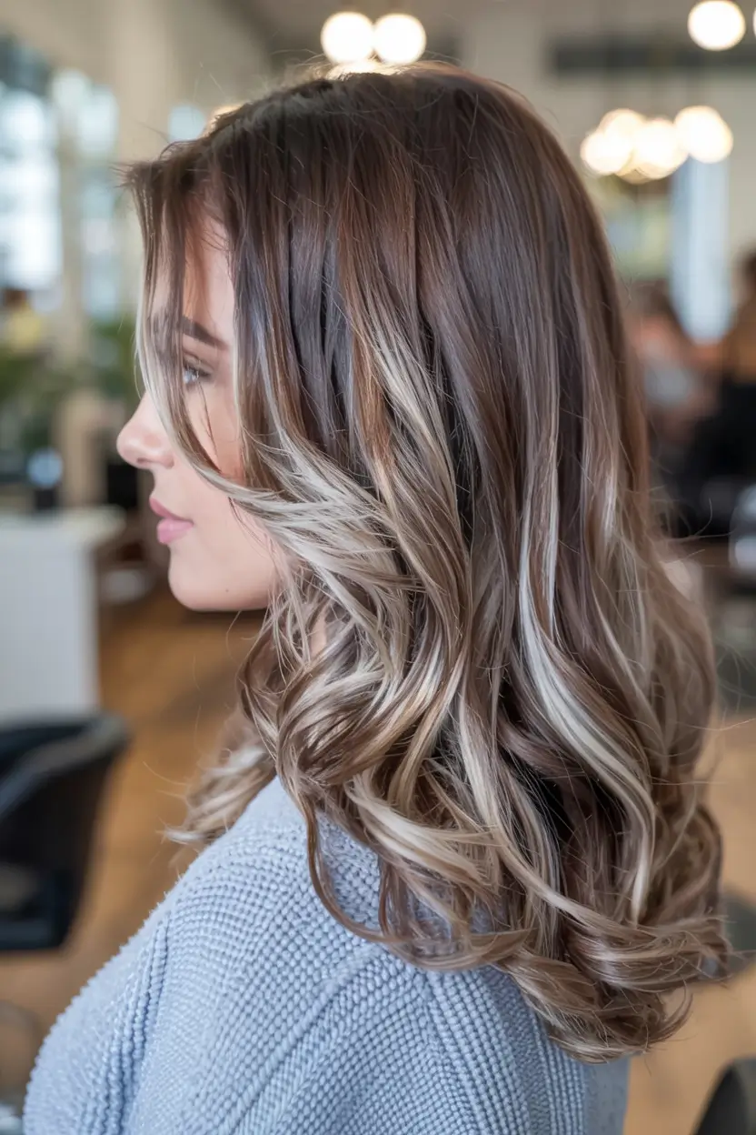 soft winter hair colors 2025 2026 Dimensional Caramel Highlights