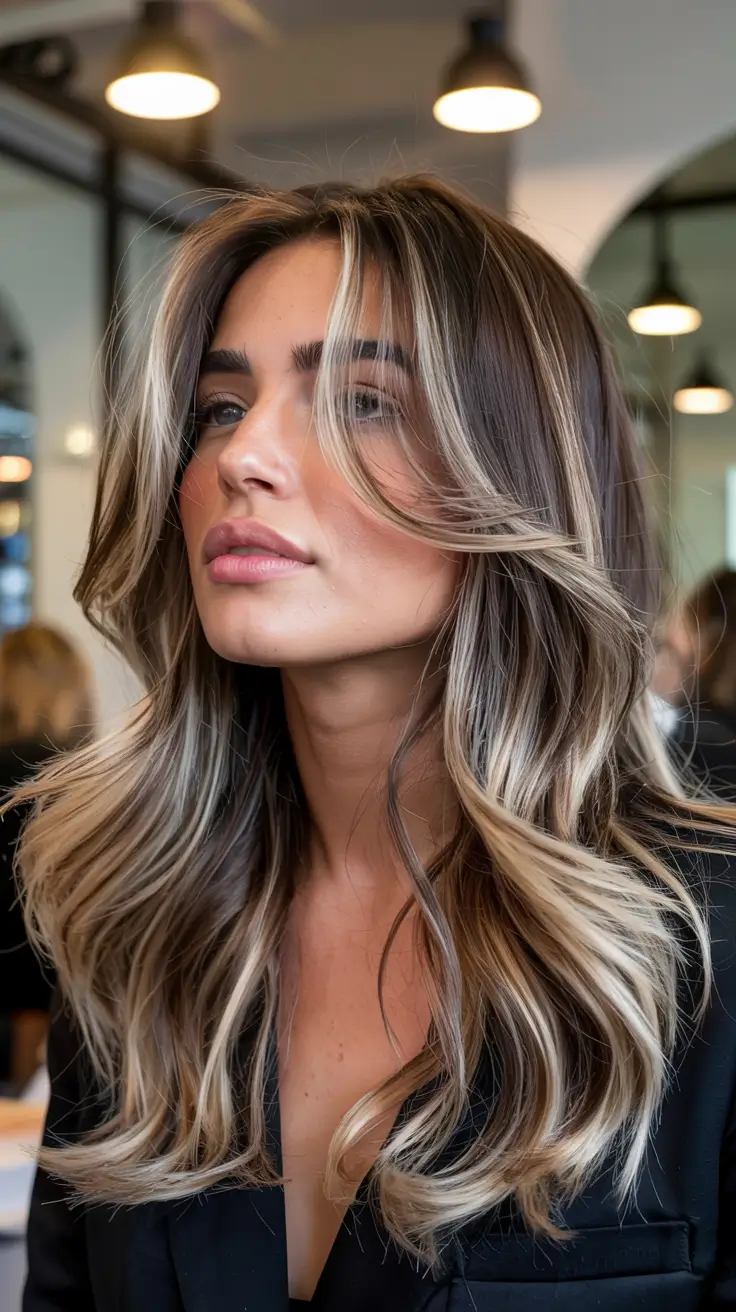 soft winter hair colors 2025 2026 Modern Face-Framing Layers with Soft Blend