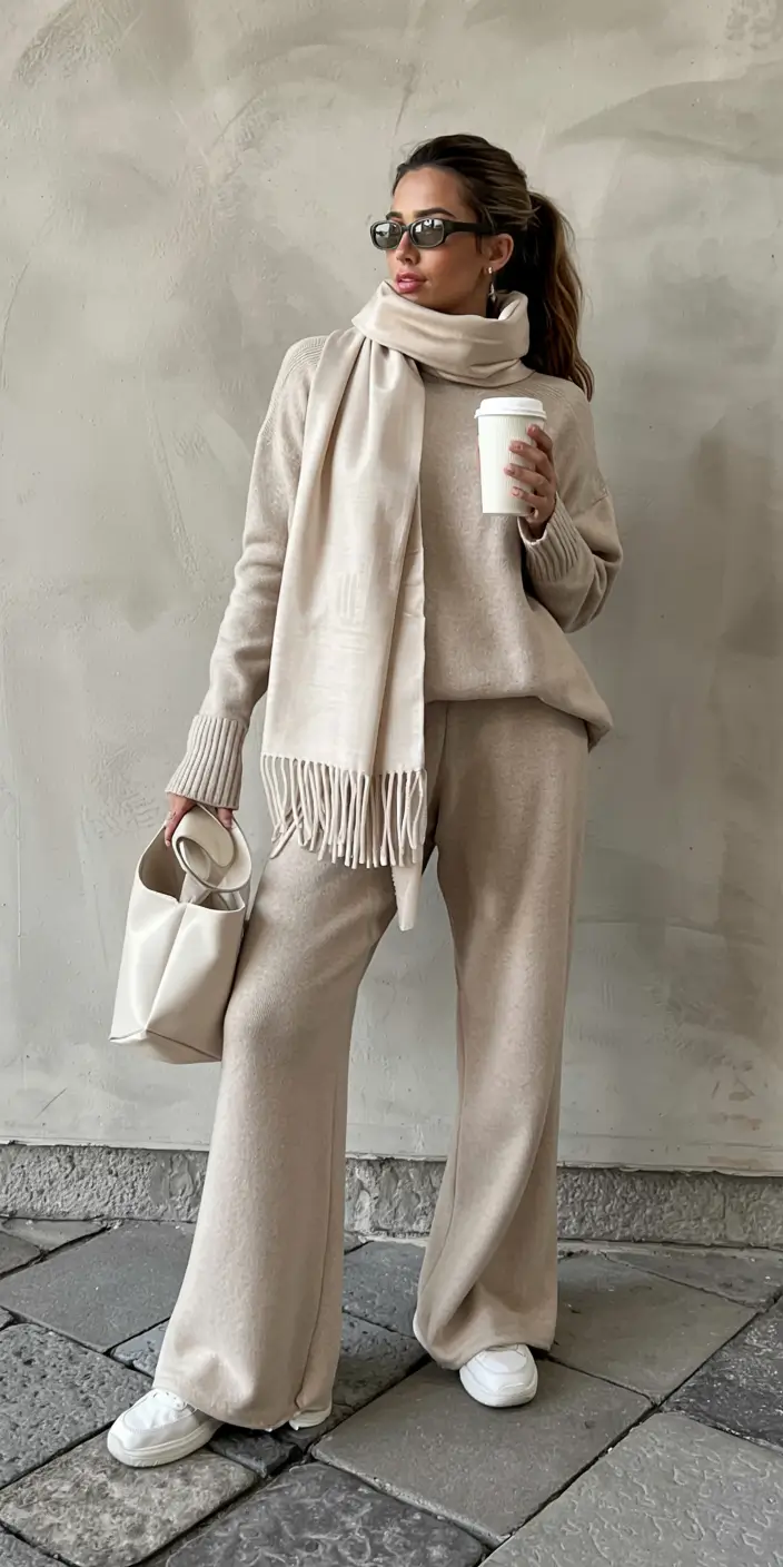 trendy winter outfits ideas 20252026 Luxurious Neutrals
