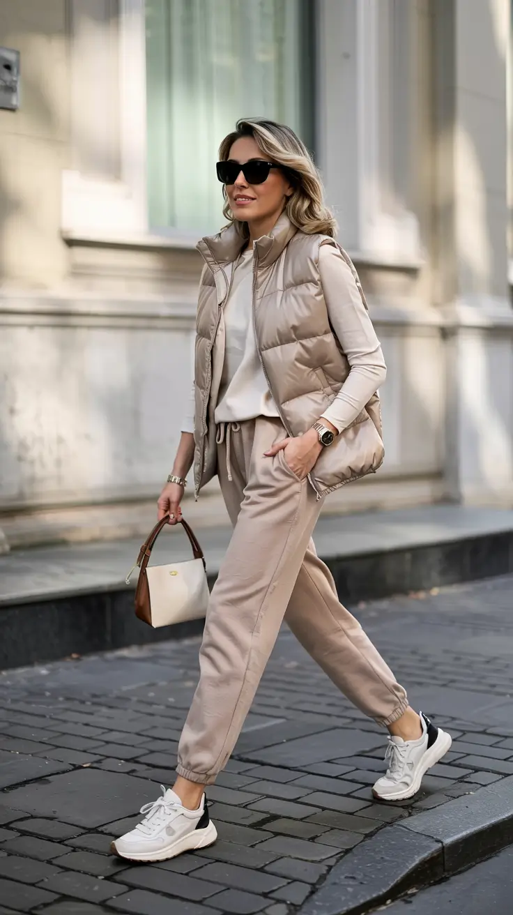 trendy winter outfits ideas 20252026 Sporty Elegance in Monochrome