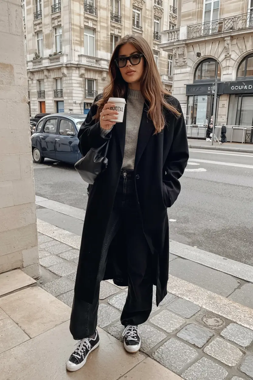 trendy winter outfits ideas 20252026 Laid-Back Parisian Layers