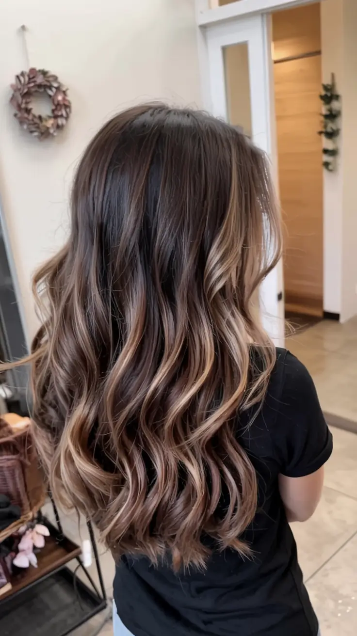 winter 2025 2026 hair colors highlights Subtle Bronze Layers