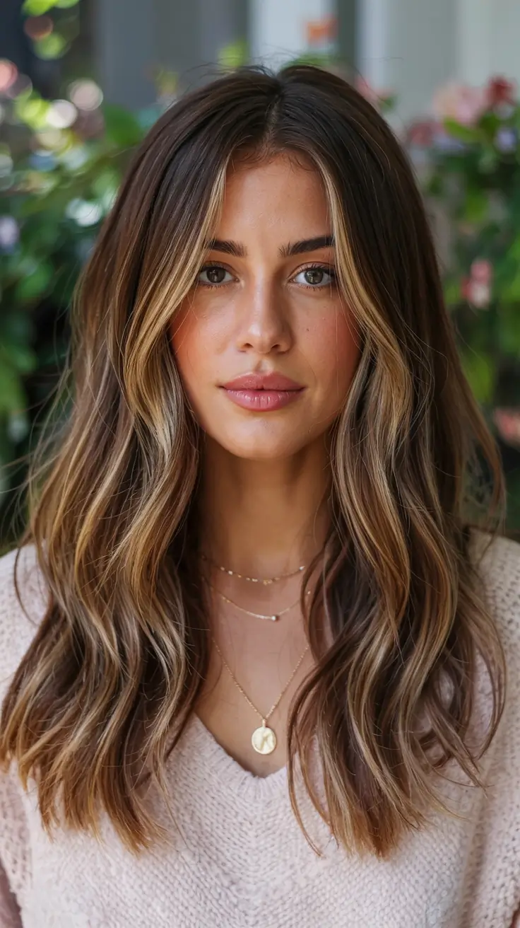 winter 2025 2026 hair colors highlights Golden Honey Layers