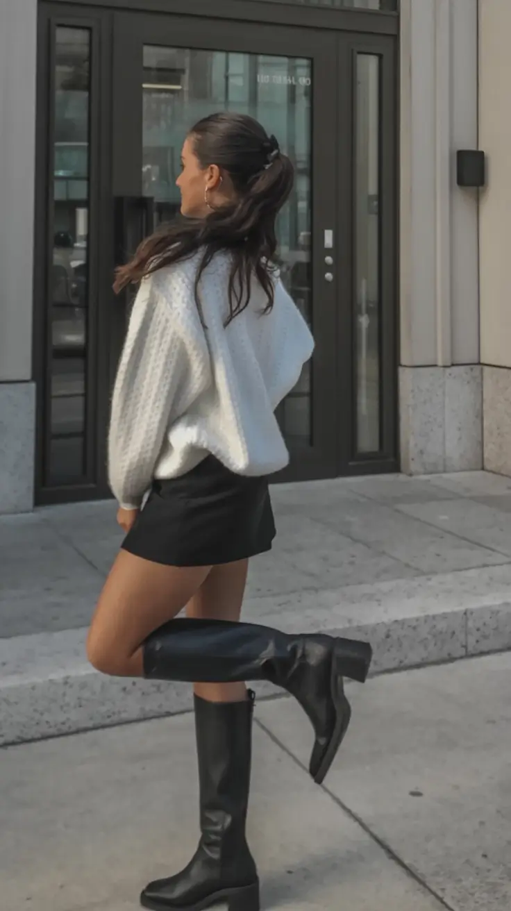 winter birthday outfit ideas 2025 2026 Cozy Minimalism with a Flirty Twist