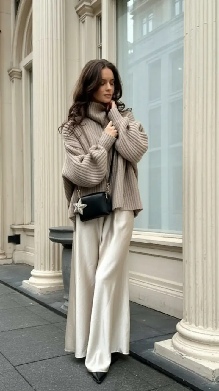 winter birthday outfit ideas 2025 2026 Effortless Neutrals with Luxe Comfort