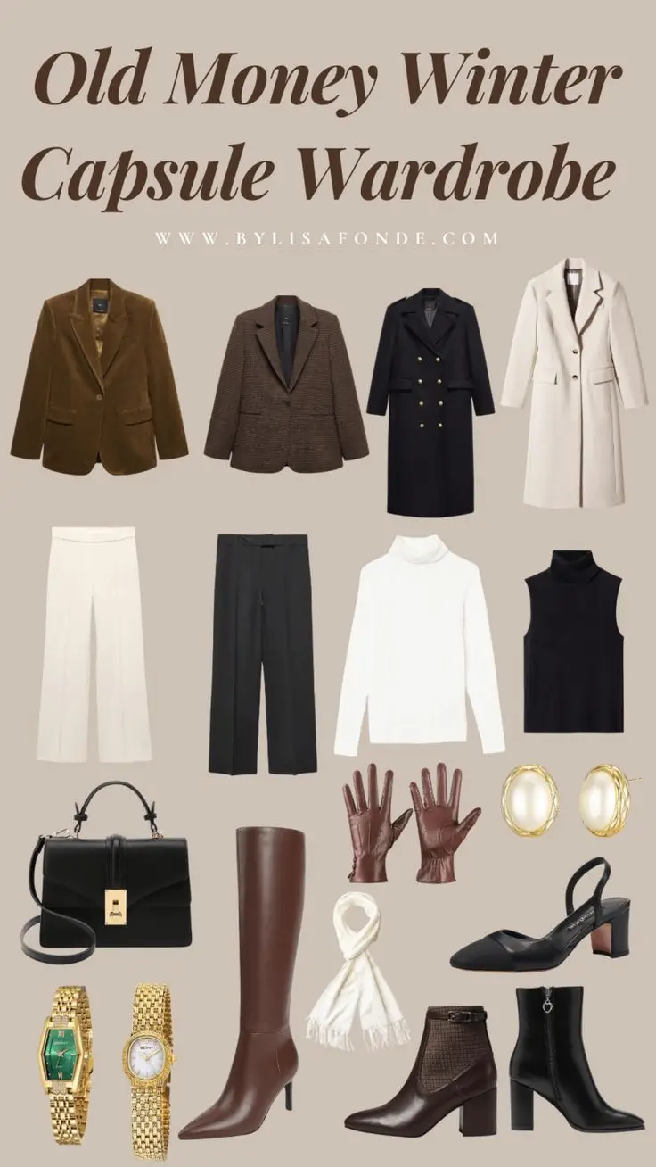 winter capsule wardrobe for women 2025 2026 The Allure of Old Money Style