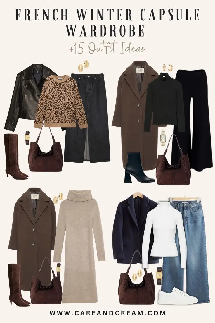 winter capsule wardrobe for women 2025 2026 French Girl Energy