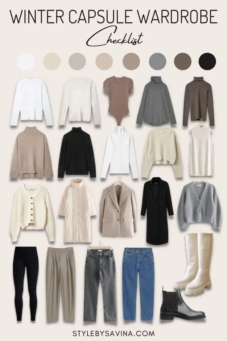 winter capsule wardrobe for women 2025 2026 A Checklist For Everyday Style