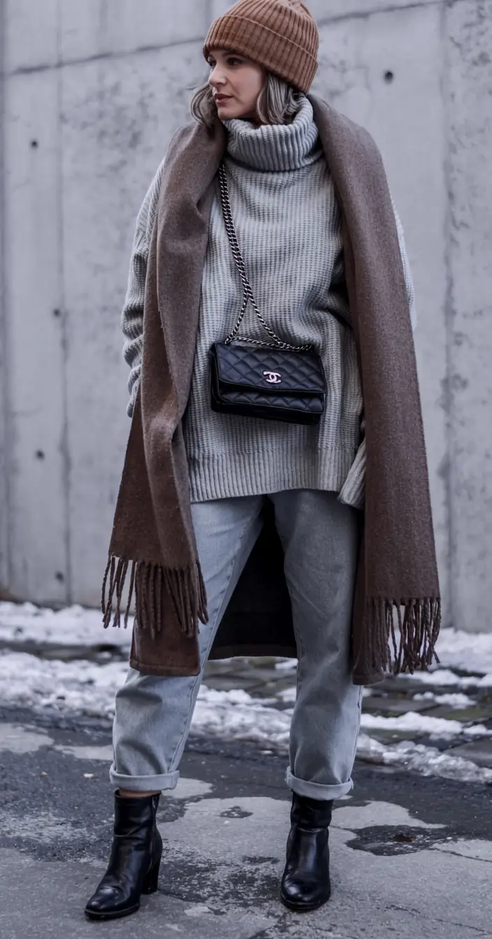 winter fashion inspo 2025 2026 Cozy Layers with Urban Edge