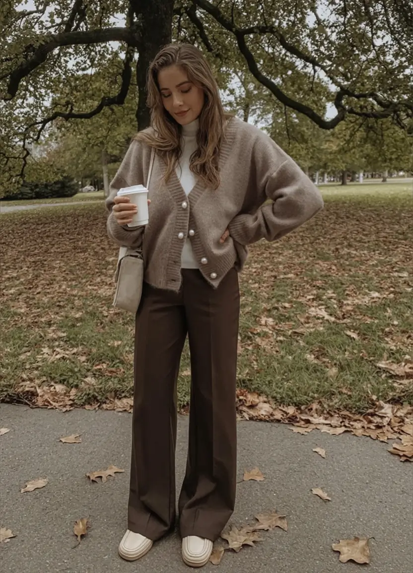 winter fits 2025 2026 style inspiration Cozy Cardigan Days