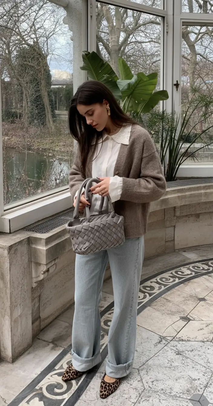 winter fits 2025 2026 style inspiration Soft Layers With Vintage Whispers