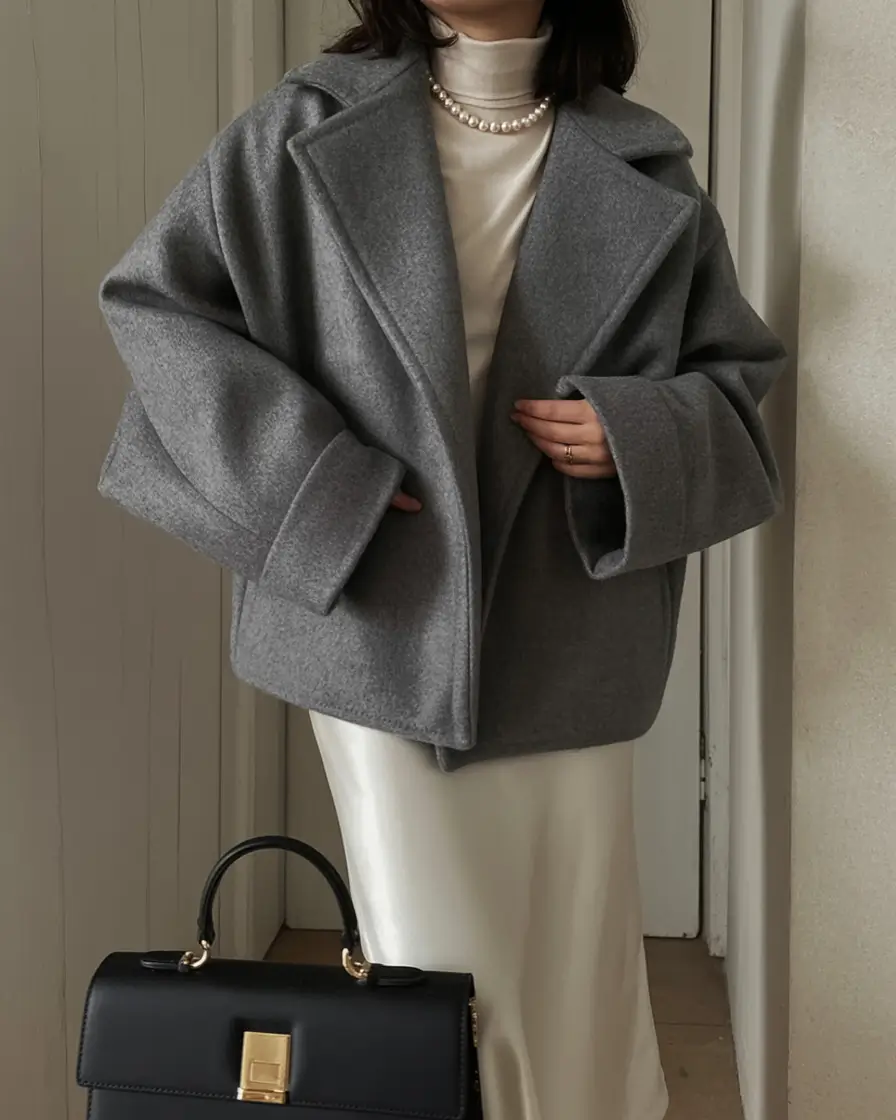 winter fits 2025 2026 style inspiration Polished Minimalism With a Feminine Edge