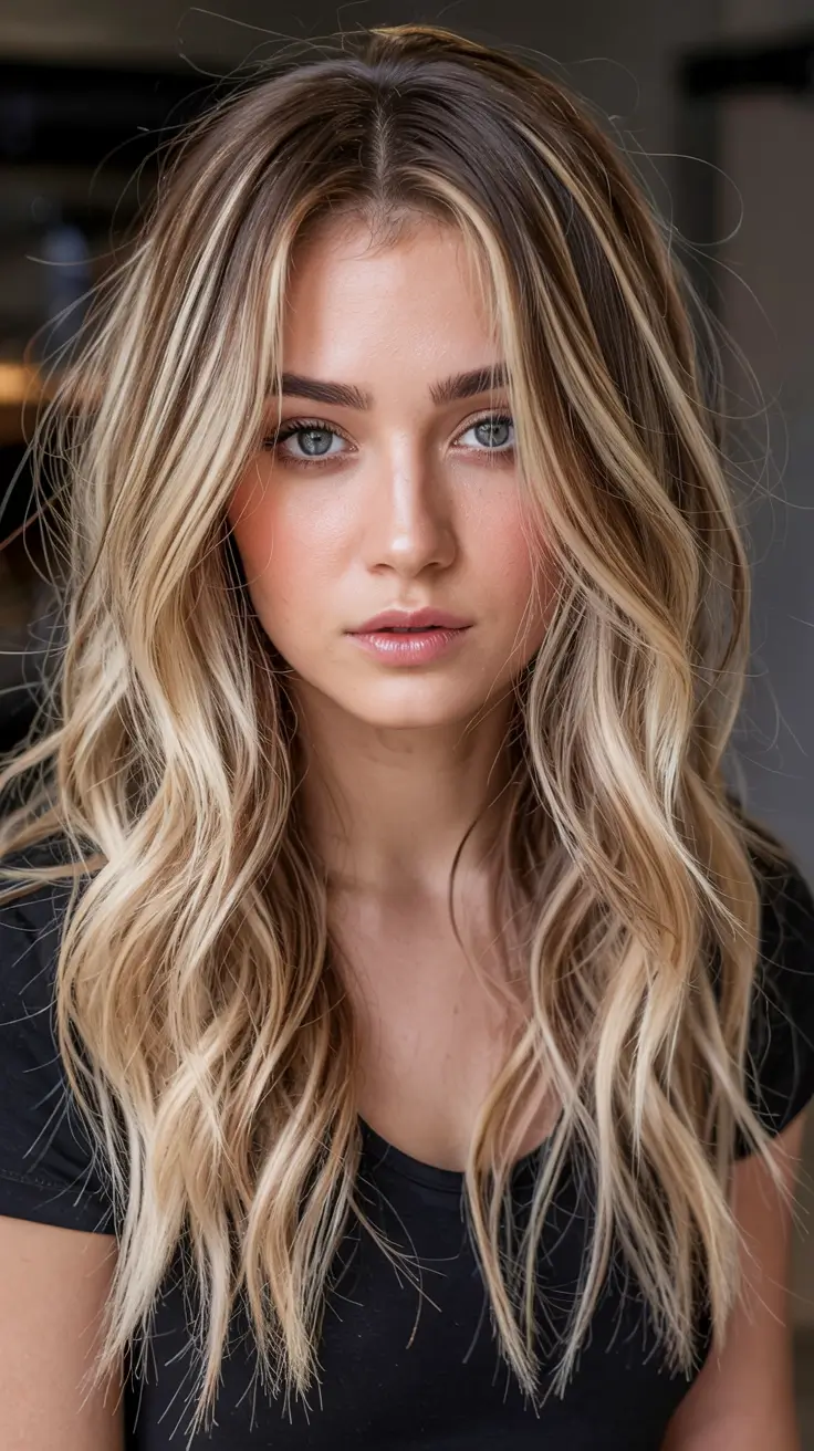 winter hair colors 2025 2026 for blondes Wheat Blonde with Subtle Dimension